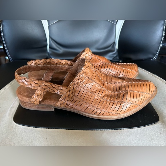 Kelsi Dagger Brown Braided Sandals - Picture 5 of 5